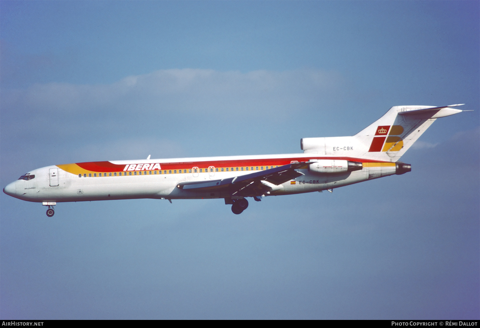 Aircraft Photo of EC-CBK | Boeing 727-256/Adv | Iberia | AirHistory.net #780118