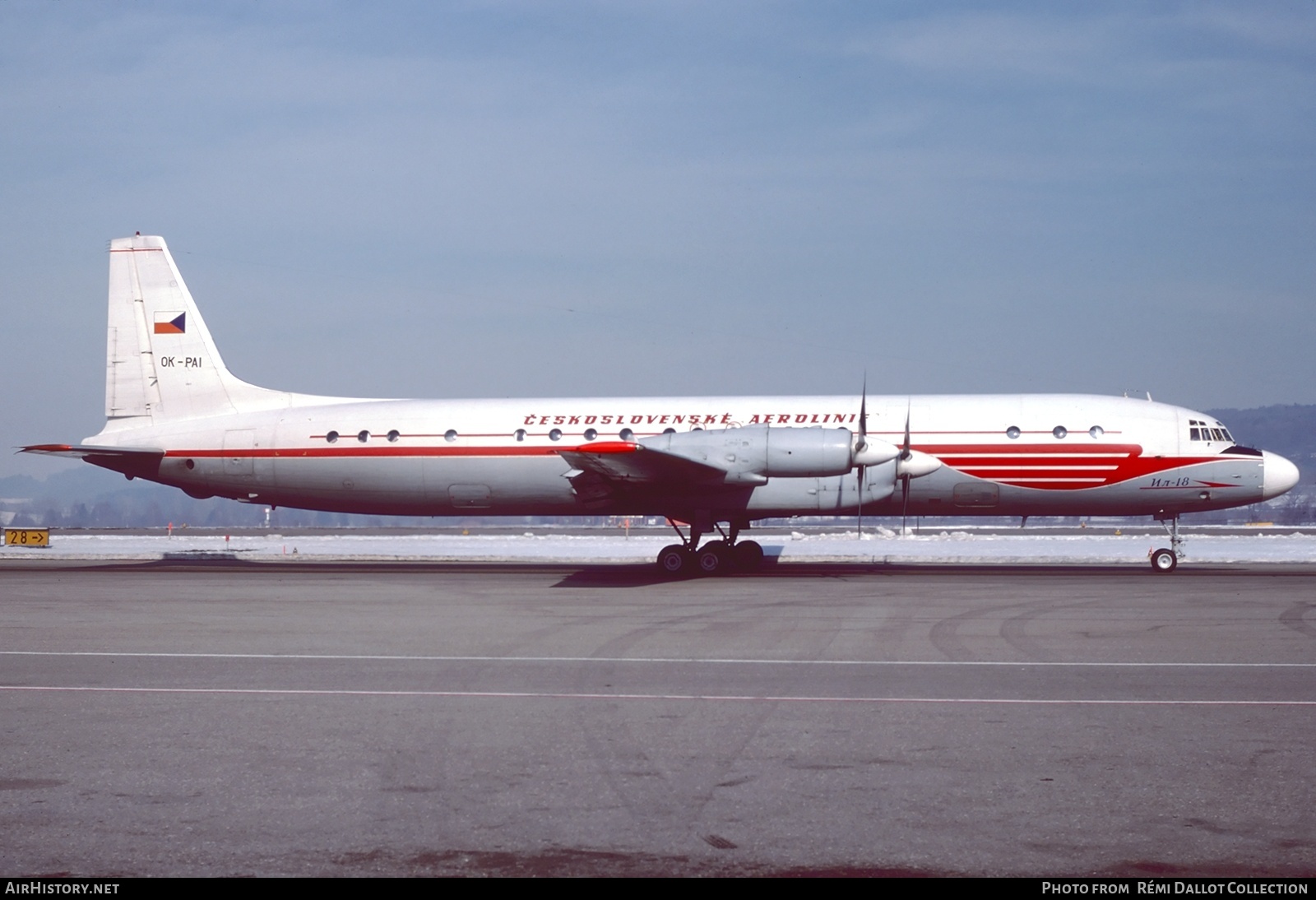 Aircraft Photo of OK-PAI | Ilyushin Il-18V | ČSA - Československé Aerolinie - Czechoslovak Airlines | AirHistory.net #780123