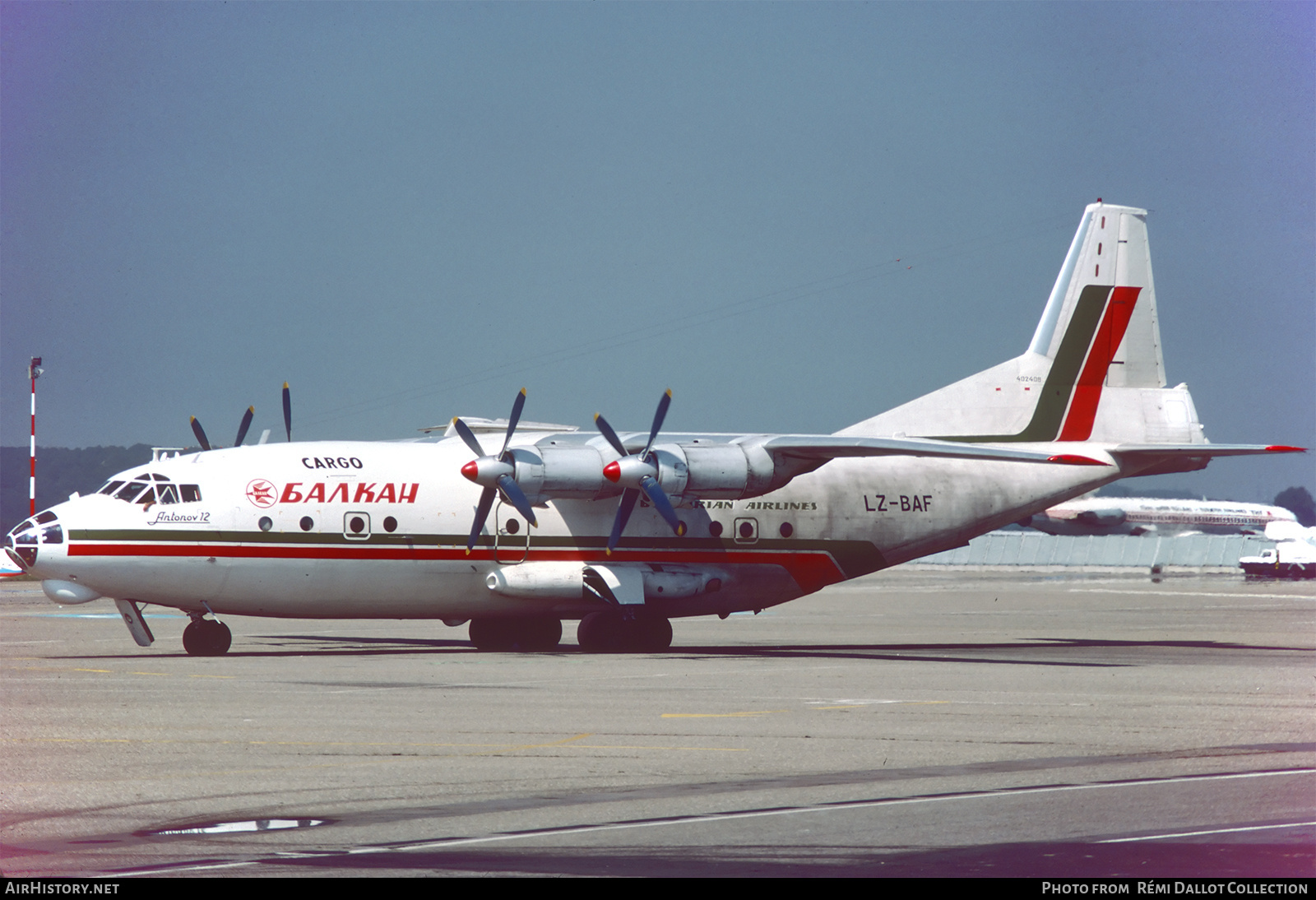 Aircraft Photo of LZ-BAF | Antonov An-12B | Balkan - Bulgarian Airlines Cargo | AirHistory.net #780126