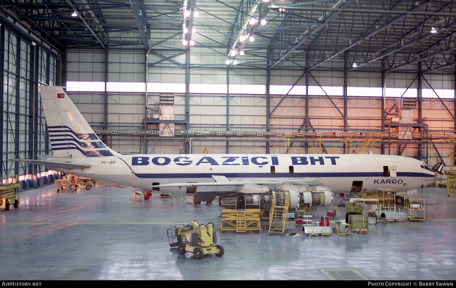 Aircraft Photo of TC-JCF | Boeing 707-321C | BHT - Boğaziçi Hava Taşımacılığı - Bosphorus Air Transport | AirHistory.net #780152