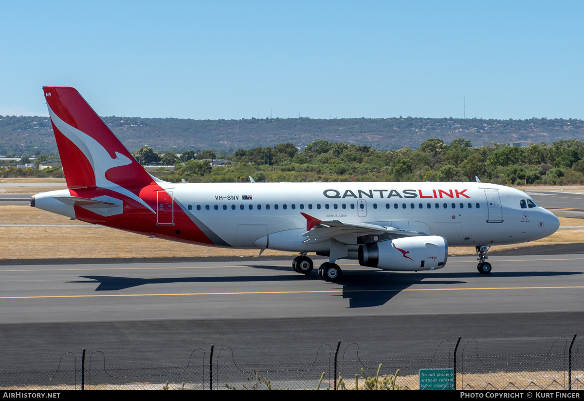Aircraft Photo of VH-8NV | Airbus A319-132 | QantasLink | AirHistory.net #780175