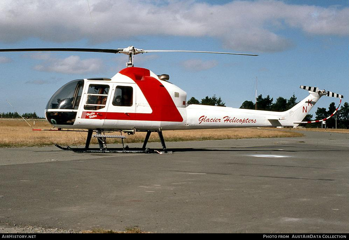 Aircraft Photo of ZK-HKN / KN | Fairchild Hiller FH-1100 | Glacier Helicopters | AirHistory.net #780181