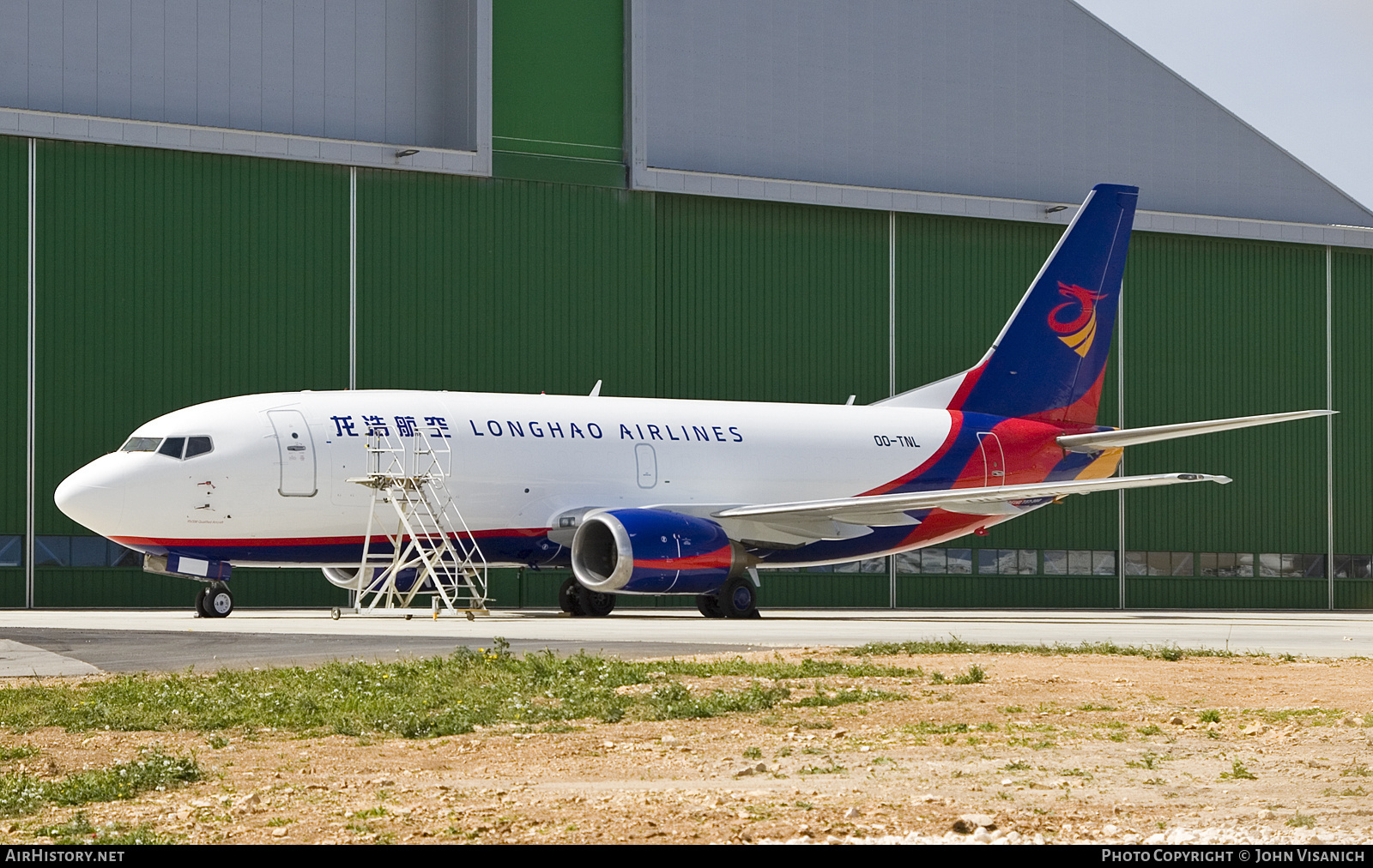 Aircraft Photo of OO-TNL | Boeing 737-34S(SF) | Air Central - Longhao Airlines | AirHistory.net #780211