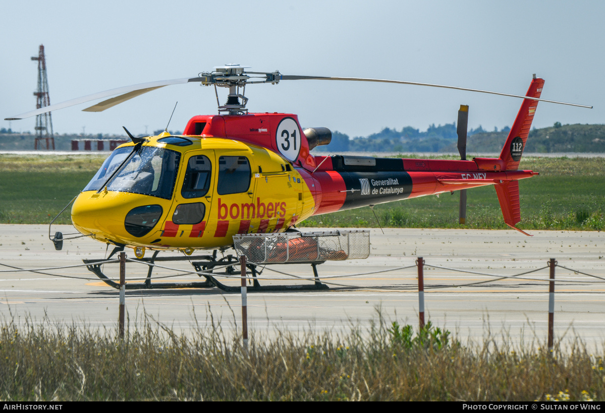 Aircraft Photo of EC-NFY | Airbus Helicopters AS350-B3 | Bombers de la Generalitat de Catalunya | AirHistory.net #780222