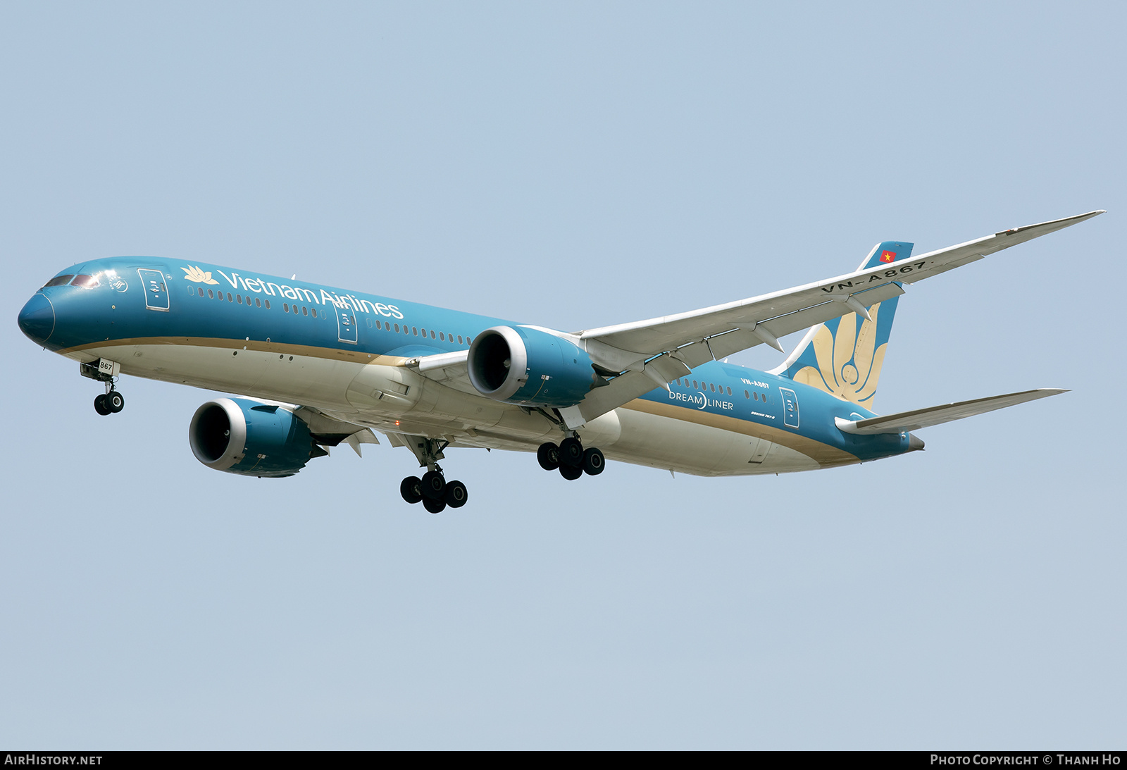 Aircraft Photo of VN-A867 | Boeing 787-9 Dreamliner | Vietnam Airlines | AirHistory.net #780270