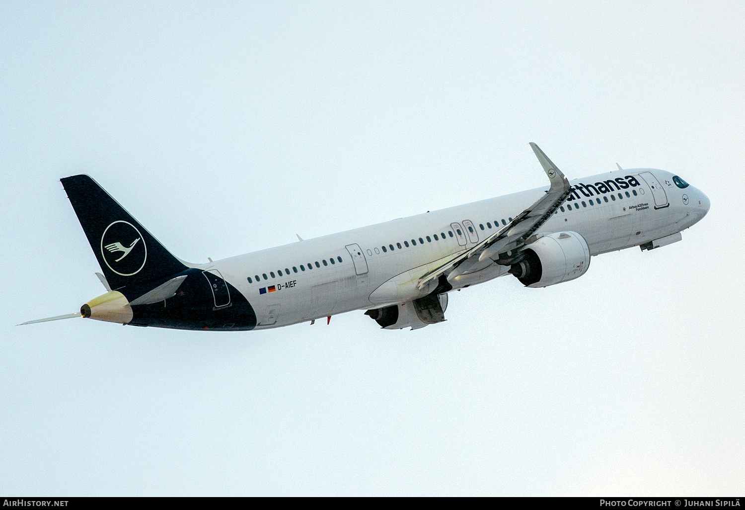 Aircraft Photo of D-AIEF | Airbus A321-271NX | Lufthansa | AirHistory.net #780334
