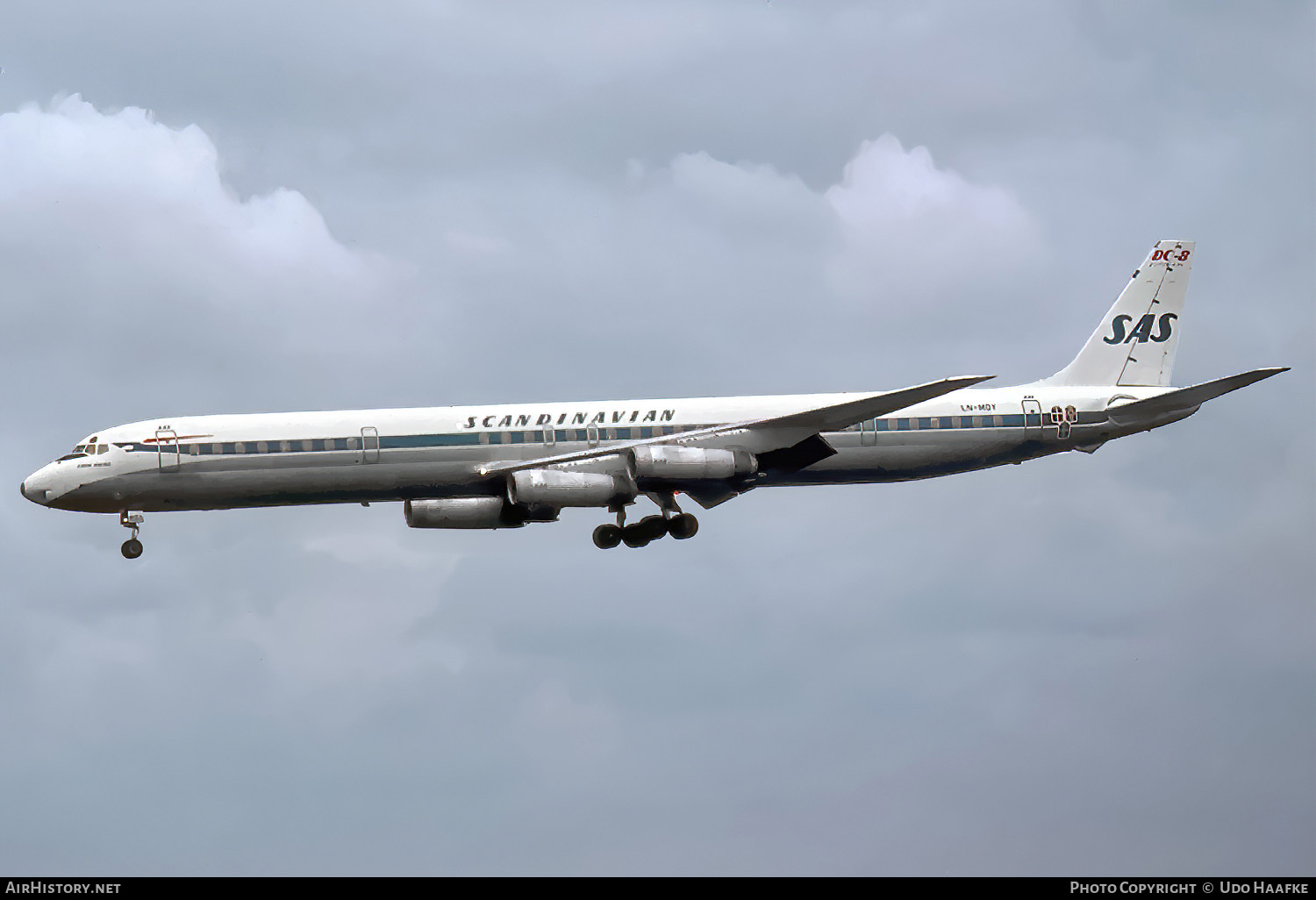 Aircraft Photo of LN-MOY | McDonnell Douglas DC-8-63 | Scandinavian Airlines - SAS | AirHistory.net #780357