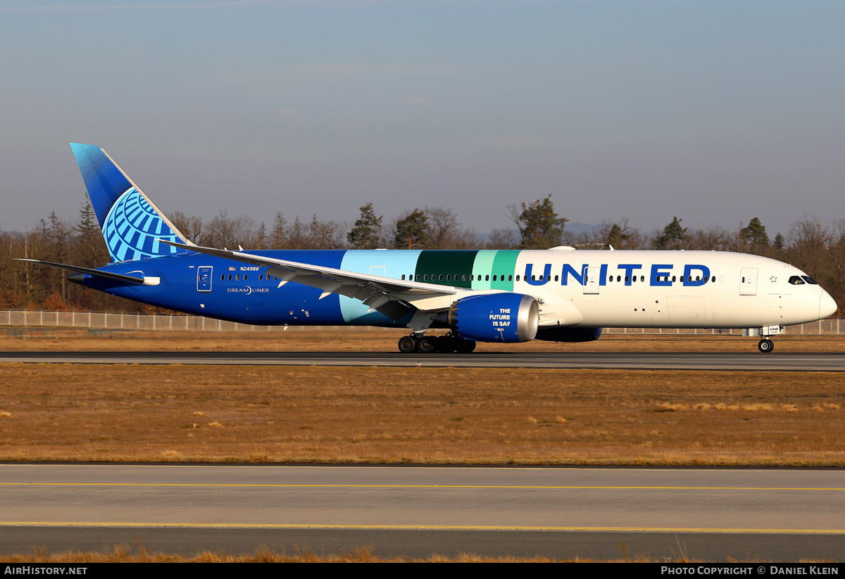 Aircraft Photo of N24988 | Boeing 787-9 Dreamliner | United Airlines | AirHistory.net #780362