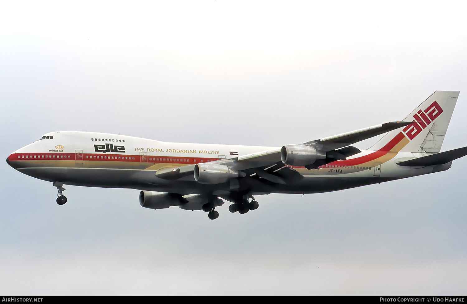 Aircraft Photo of JY-AFA | Boeing 747-2D3BM | Alia - The Royal Jordanian Airline | AirHistory.net #780398