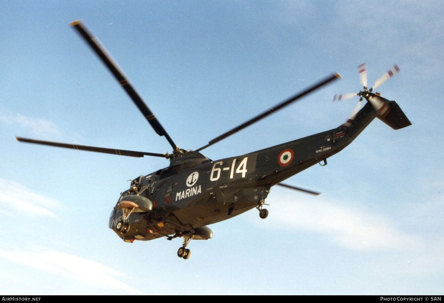 Aircraft Photo of MM5016N | Agusta SH-3D Sea King (AS-61) | Italy - Navy | AirHistory.net #780403