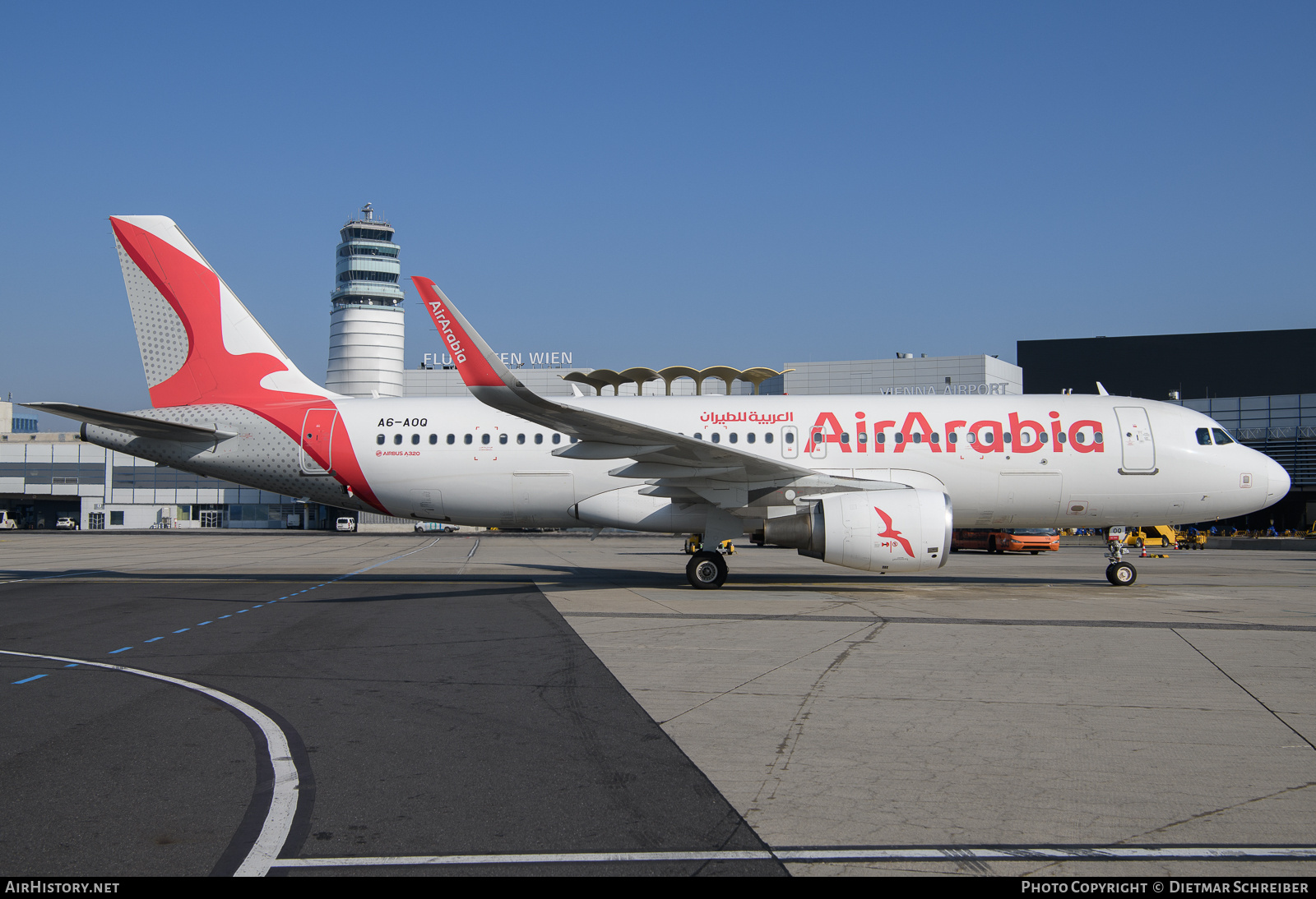 Aircraft Photo of A6-AOQ | Airbus A320-214 | Air Arabia | AirHistory.net #780414