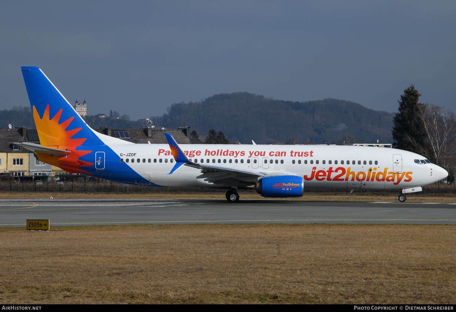 Aircraft Photo of G-JZDF | Boeing 737-8H6 | Jet2 Holidays | AirHistory.net #780427