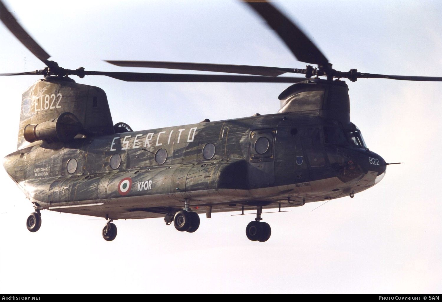 Aircraft Photo of MM80844 | Boeing Vertol CH-47C Chinook | Italy - Army | AirHistory.net #780448
