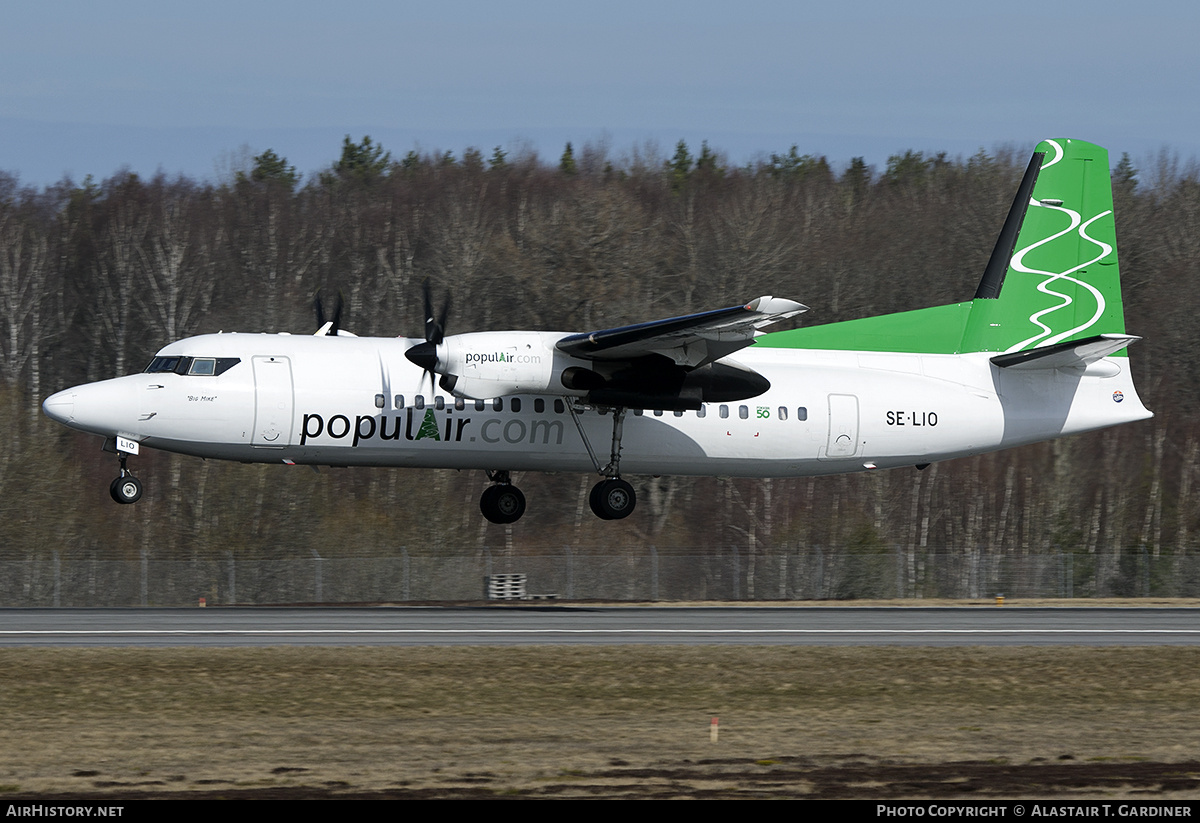 Aircraft Photo of SE-LIO | Fokker 50 | PopulAir | AirHistory.net #780453
