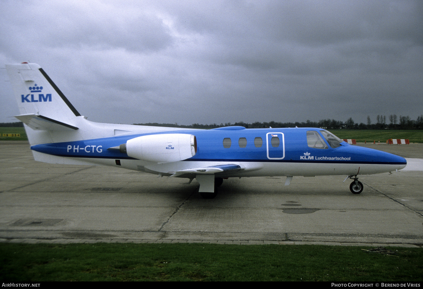Aircraft Photo of PH-CTG | Cessna 500 Citation | KLM Luchtvaartschool | AirHistory.net #780458
