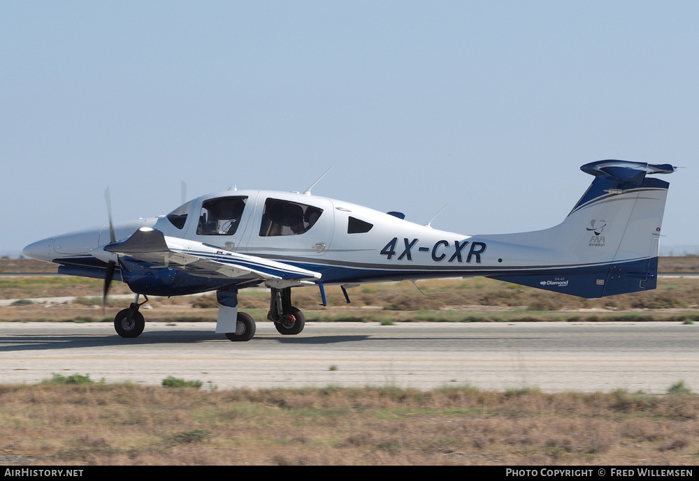 Aircraft Photo of 4X-CXR | Diamond DA62 | FNA Aviation | AirHistory.net #780495