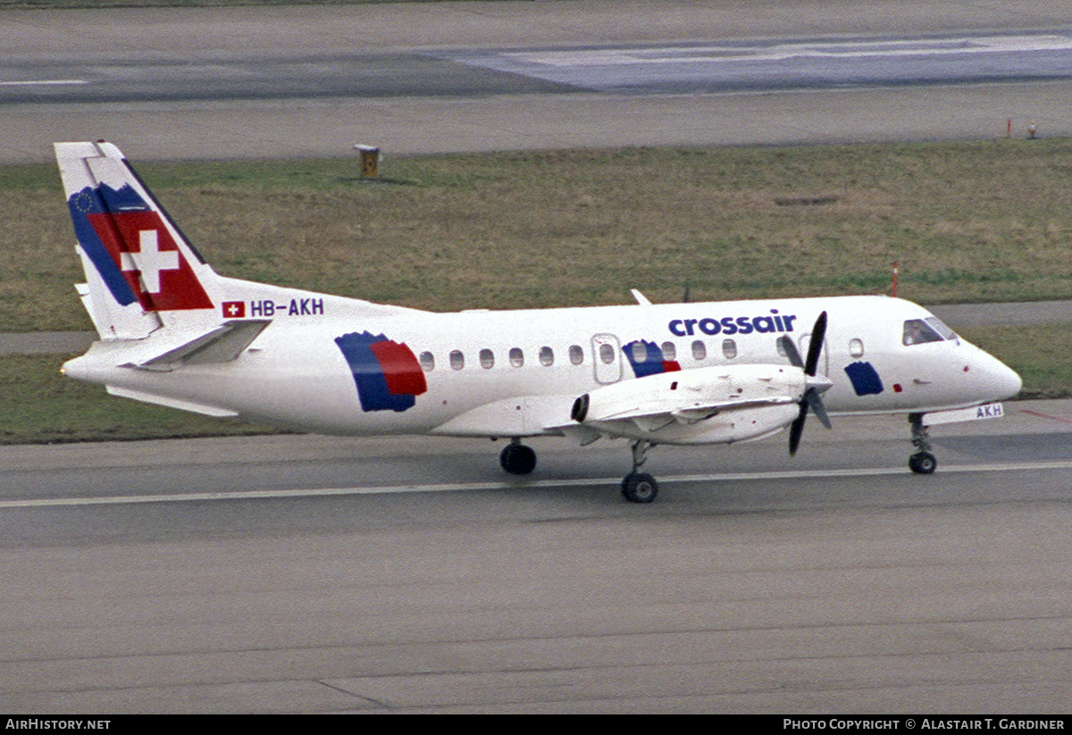 Aircraft Photo of HB-AKH | Saab 340B | Crossair | AirHistory.net #780517