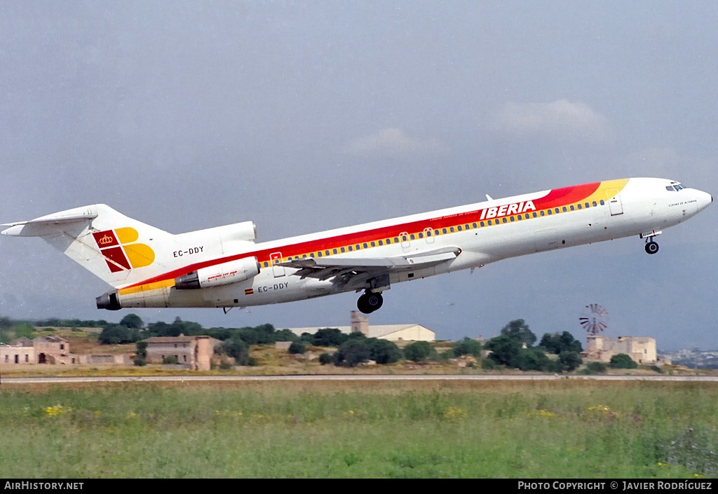 Aircraft Photo of EC-DDY | Boeing 727-256/Adv | Iberia | AirHistory.net #780575