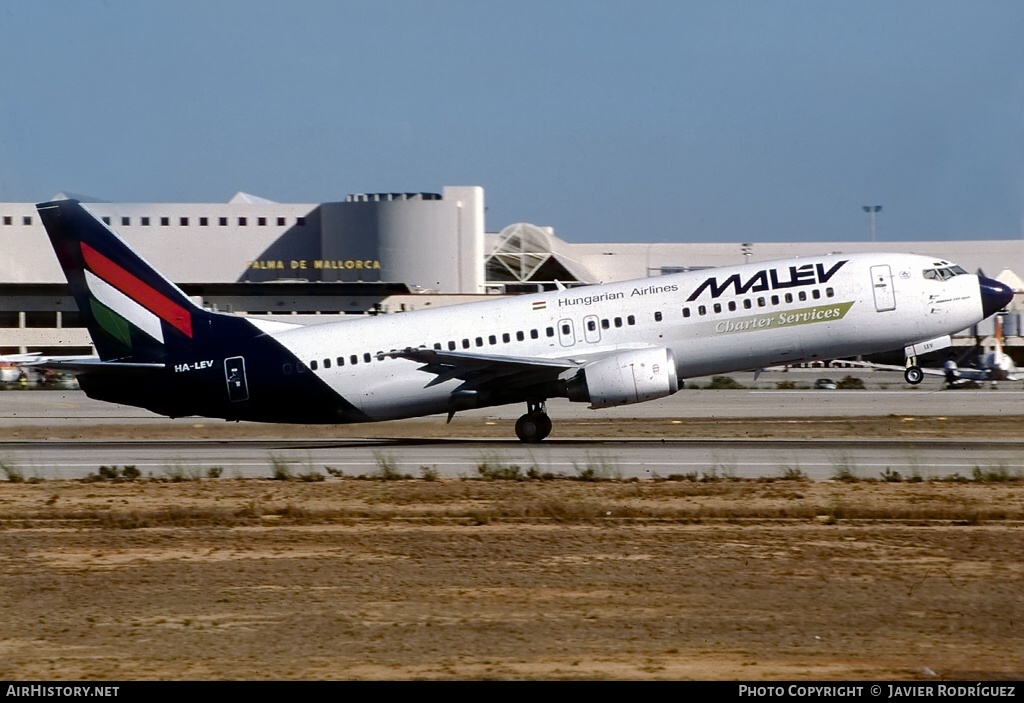 Aircraft Photo of HA-LEV | Boeing 737-4Y0 | Malev - Hungarian Airlines Charter Services | AirHistory.net #780578