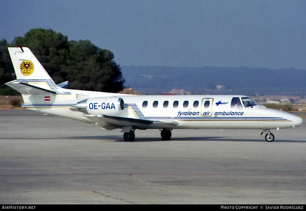 Aircraft Photo of OE-GAA | Cessna 560 Citation V | Tyrolean Air Ambulance | AirHistory.net #780579