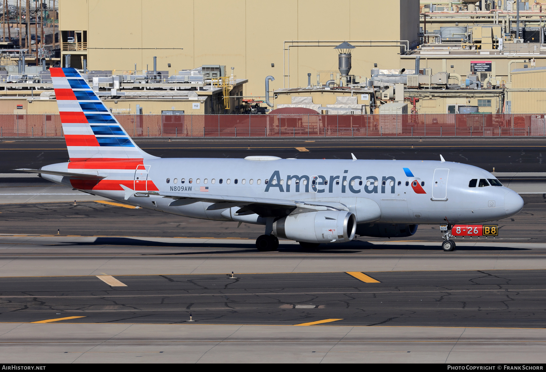 Aircraft Photo of N809AW | Airbus A319-132 | American Airlines | AirHistory.net #780622