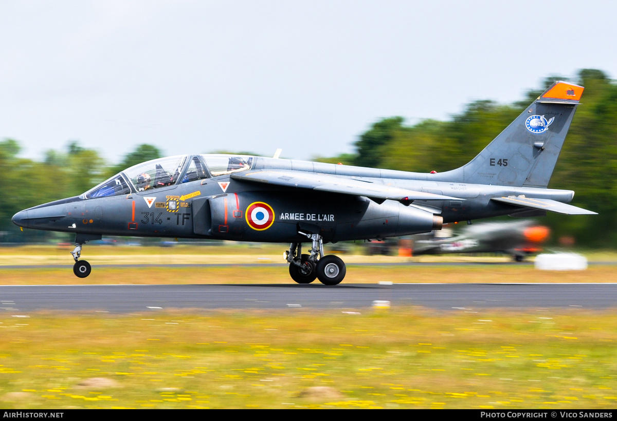 Aircraft Photo of E45 | Dassault-Dornier Alpha Jet E | France - Air Force | AirHistory.net #780631