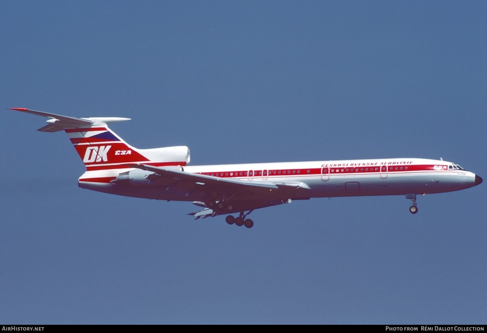 Aircraft Photo of OK-SCA | Tupolev Tu-154M | ČSA - Československé Aerolinie - Czechoslovak Airlines | AirHistory.net #780658