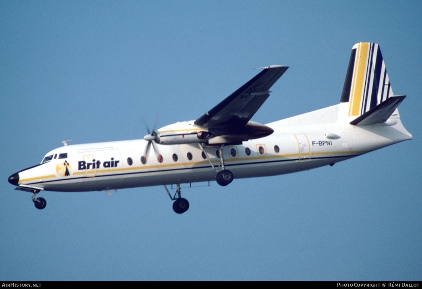 Aircraft Photo of F-BPNI | Fokker F27-500 Friendship | Brit Air | AirHistory.net #780679