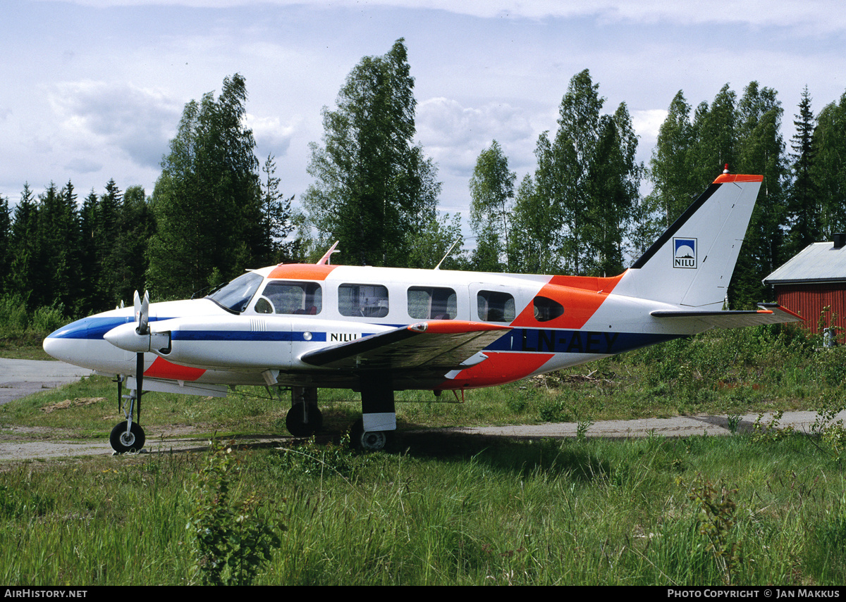Aircraft Photo of LN-AEY | Piper PA-31-310 Navajo | NILU - Norsk Institutt for Luftforskning | AirHistory.net #780698
