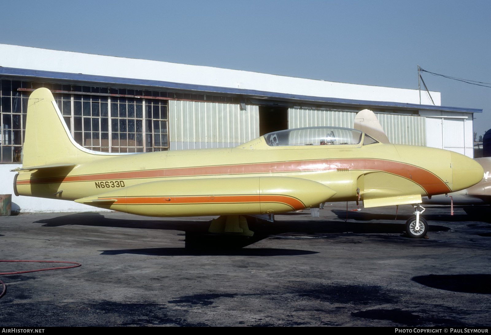 Aircraft Photo of N6633D | Lockheed T-33B | AirHistory.net #780749