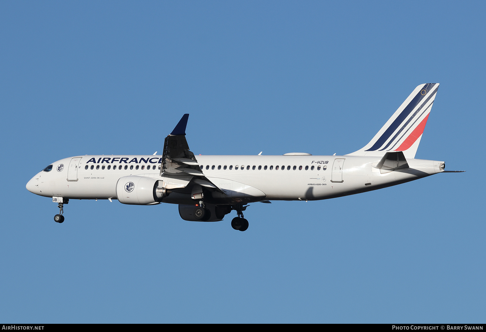 Aircraft Photo of F-HZUB | Airbus A220-371 (BD-500-1A11) | Air France | AirHistory.net #780771