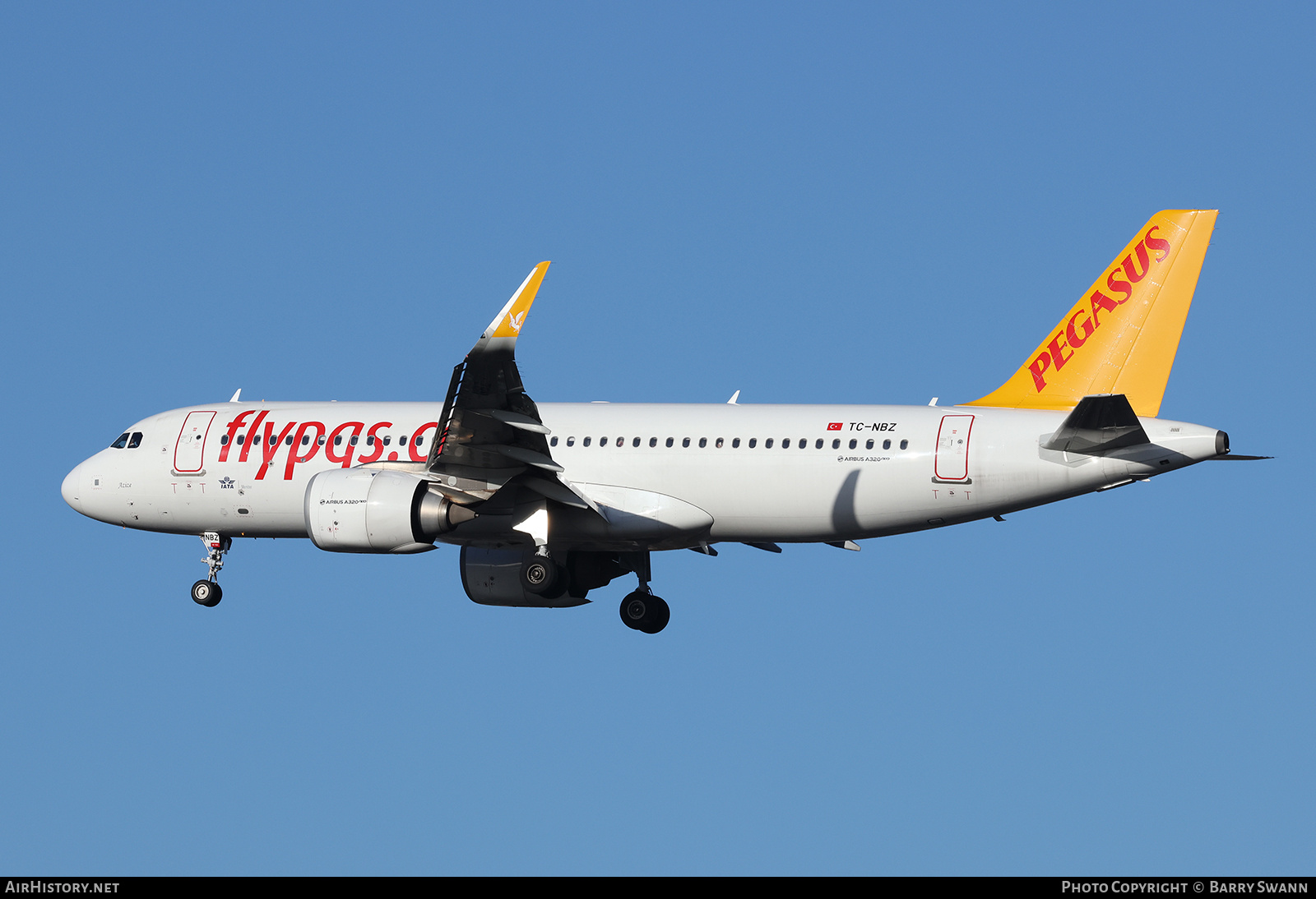 Aircraft Photo of TC-NBZ | Airbus A320-251N | Pegasus Airlines | AirHistory.net #780772