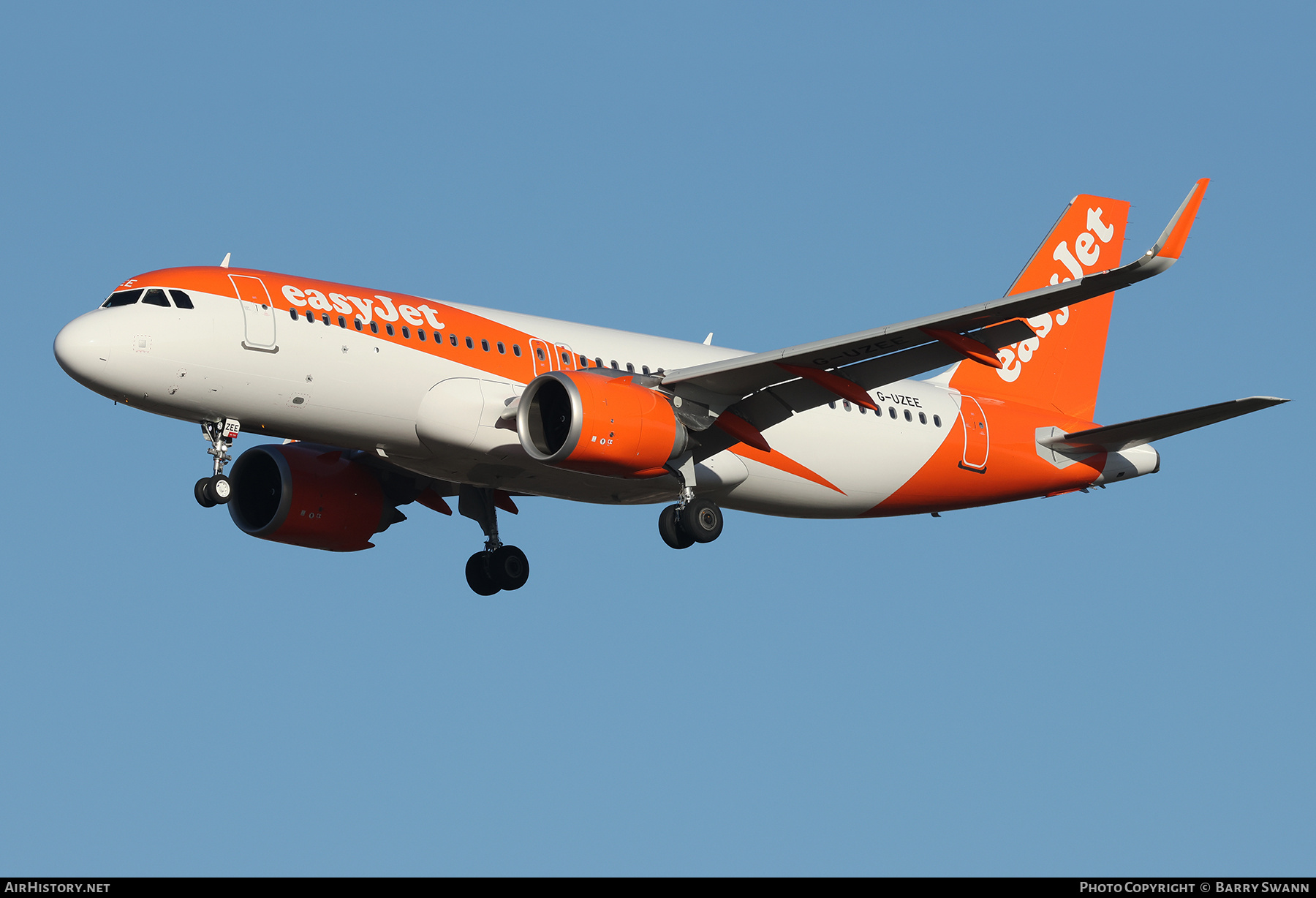 Aircraft Photo of G-UZEE | Airbus A320-251N | EasyJet | AirHistory.net #780778