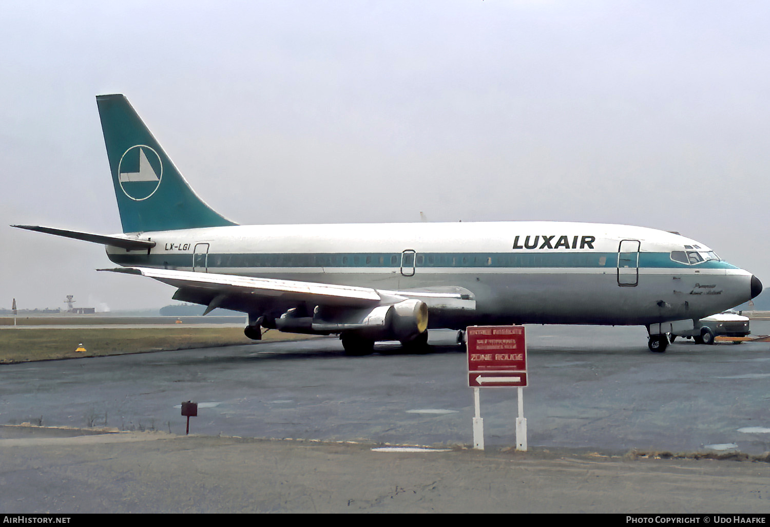 Aircraft Photo of LX-LGI | Boeing 737-2C9/Adv | Luxair | AirHistory.net #780785