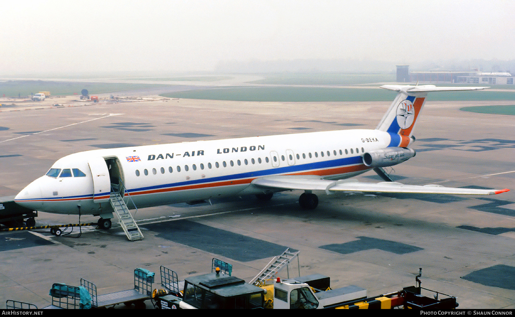 Aircraft Photo of G-BEKA | BAC 111-518FG One-Eleven | Dan-Air London | AirHistory.net #780818