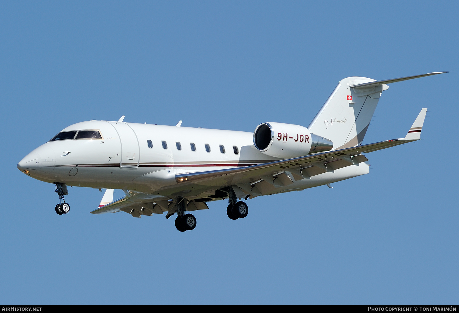 Aircraft Photo of 9H-JGR | Bombardier Challenger 604 (CL-600-2B16) | Nomad Aviation | AirHistory.net #780828