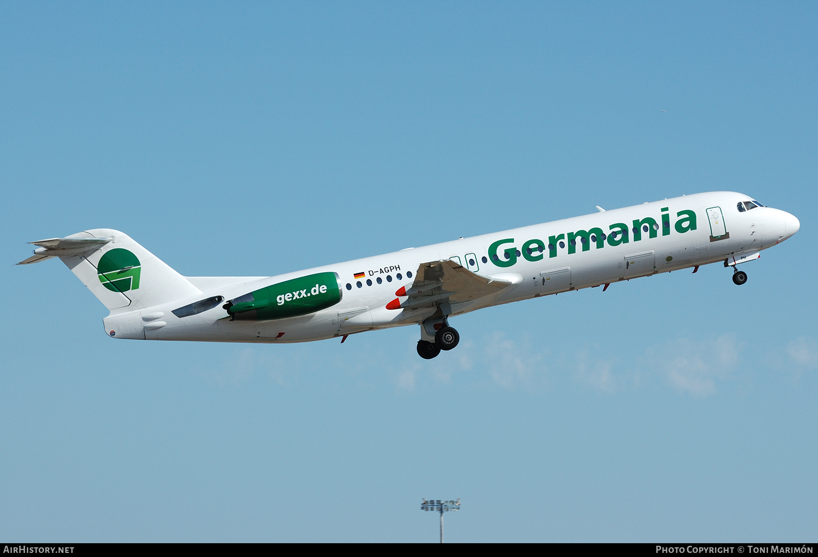 Aircraft Photo of D-AGPH | Fokker 100 (F28-0100) | Germania | AirHistory.net #780835