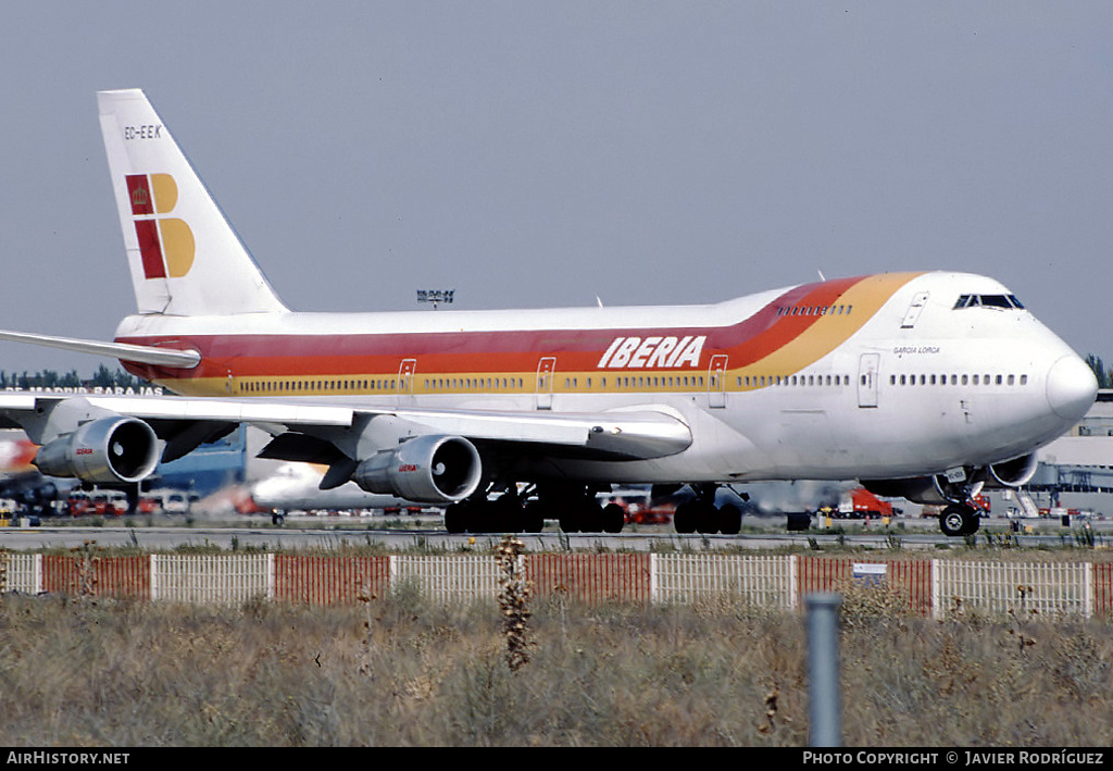 Aircraft Photo of EC-EEK | Boeing 747-256BM | Iberia | AirHistory.net #780885