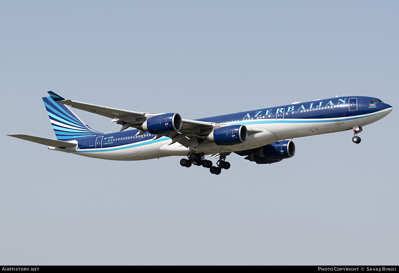 Aircraft Photo of 4K-AZ86 | Airbus A340-542 | Azerbaijan Airlines - AZAL - AHY | AirHistory.net #780888