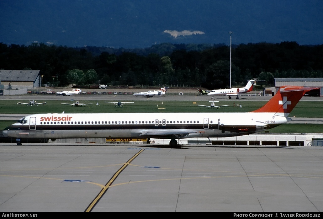 Aircraft Photo of HB-INA | McDonnell Douglas MD-81 (DC-9-81) | Swissair | AirHistory.net #780891