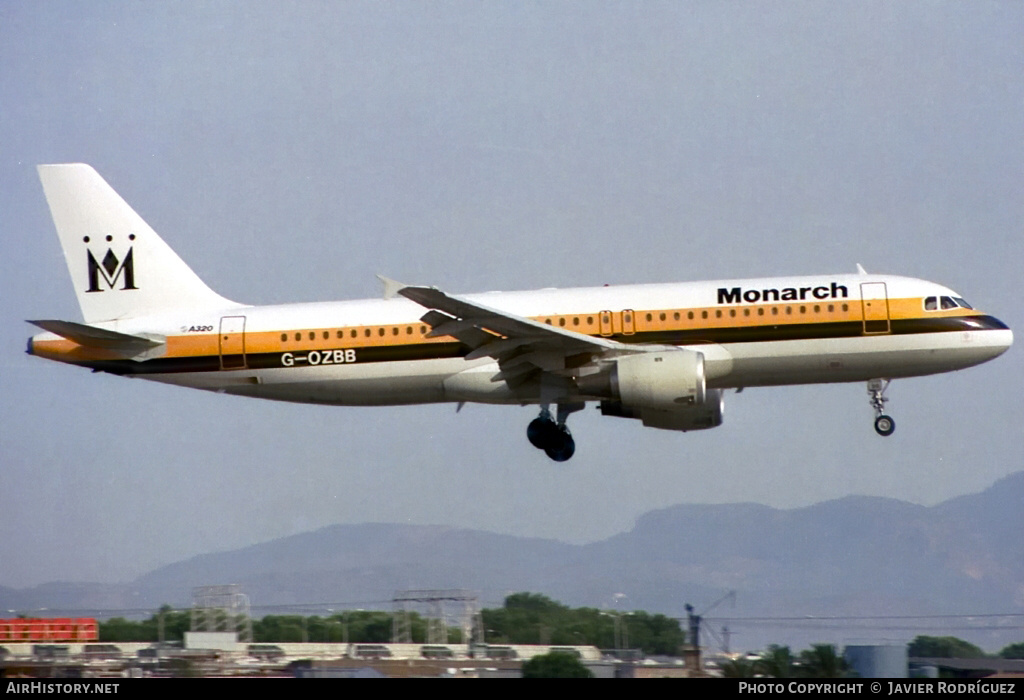 Aircraft Photo of G-OZBB | Airbus A320-211 | Monarch Airlines | AirHistory.net #780922