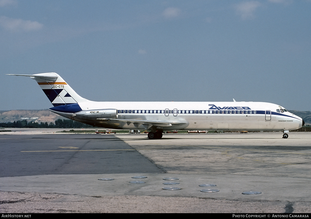 Aircraft Photo of EC-CTS | McDonnell Douglas DC-9-34CF | Aviaco | AirHistory.net #780935