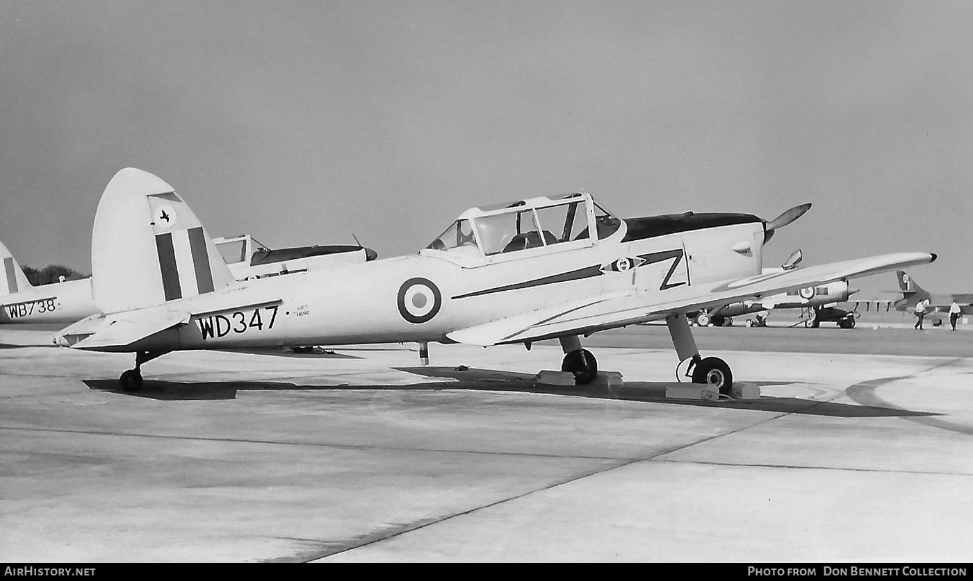 Aircraft Photo of WD347 | De Havilland DHC-1 Chipmunk Mk22 | UK - Air Force | AirHistory.net #780936