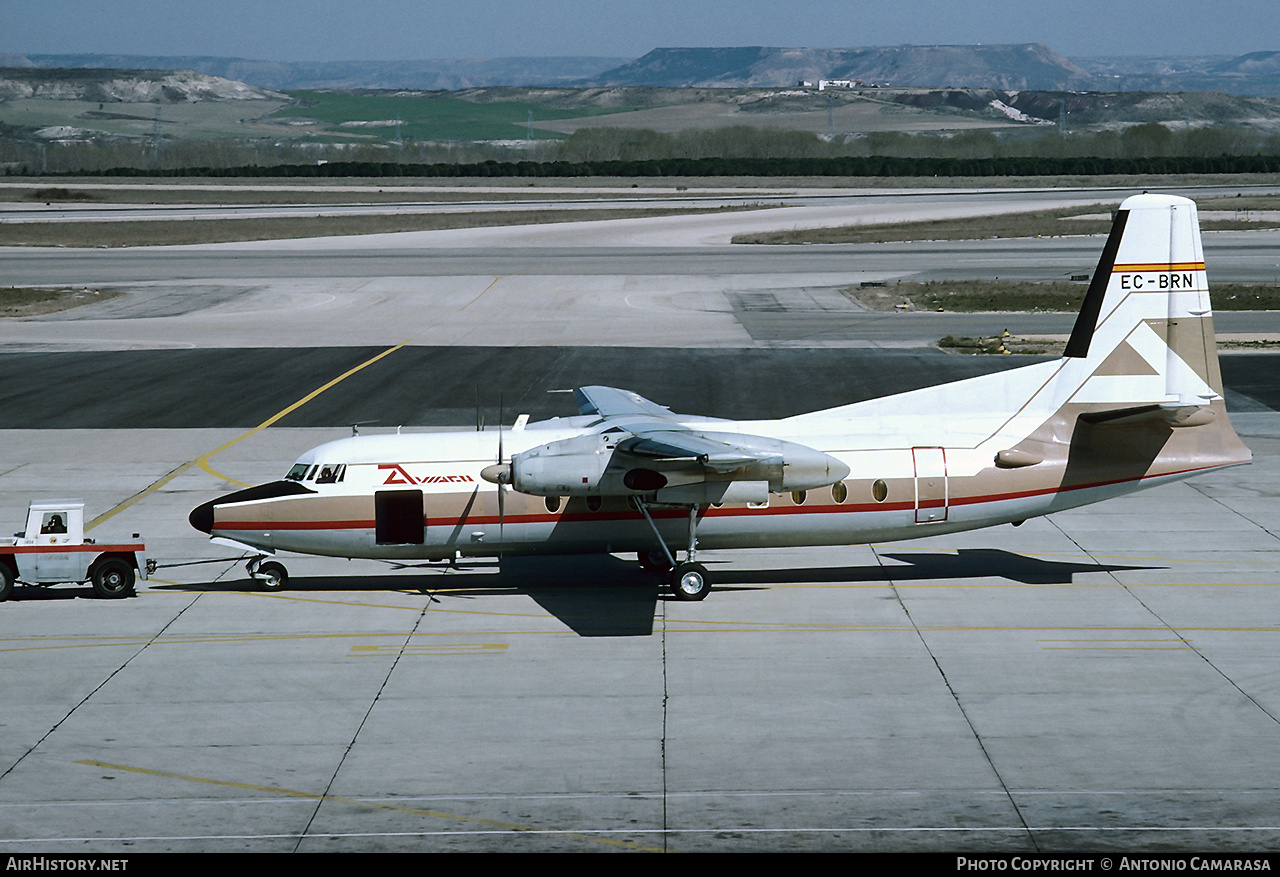 Aircraft Photo of EC-BRN | Fokker F27-100 Friendship | Aviaco | AirHistory.net #780939