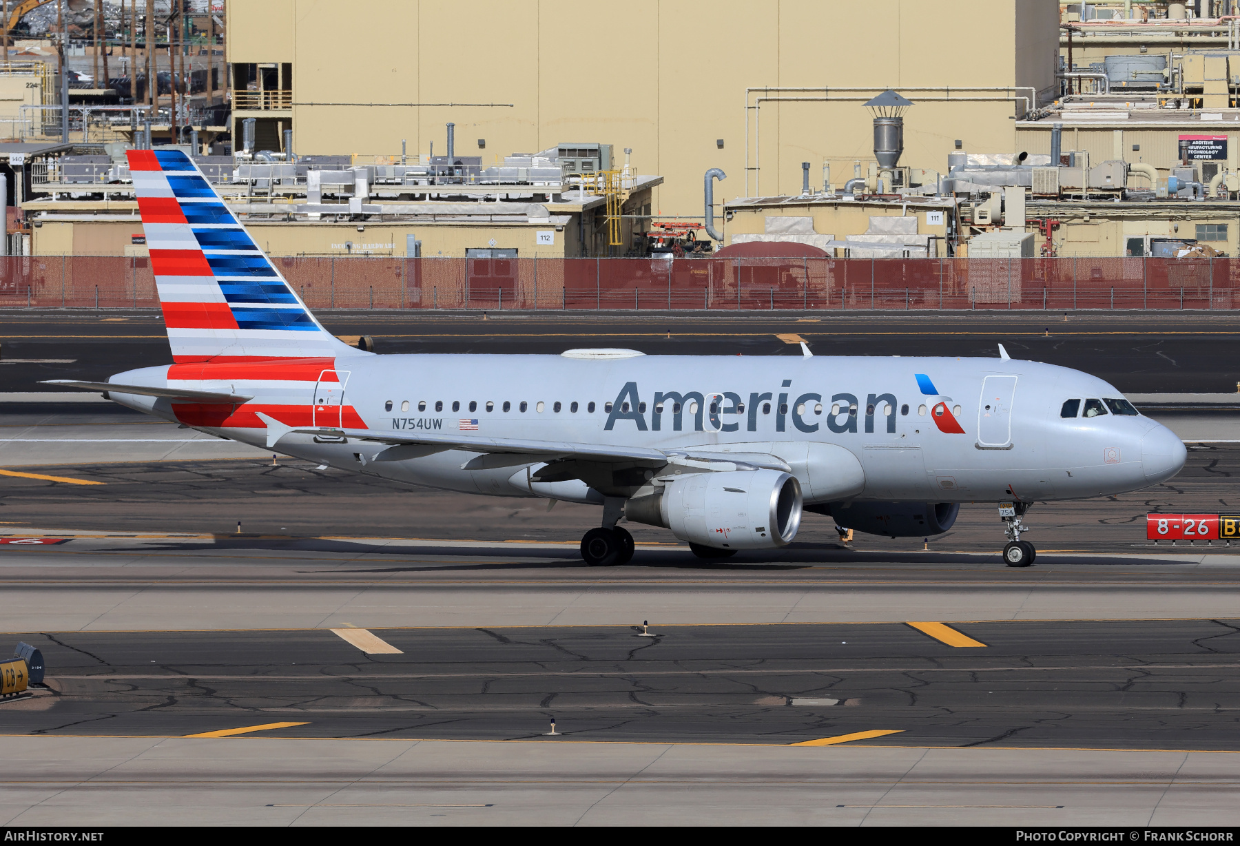 Aircraft Photo of N754UW | Airbus A319-112 | American Airlines | AirHistory.net #780946