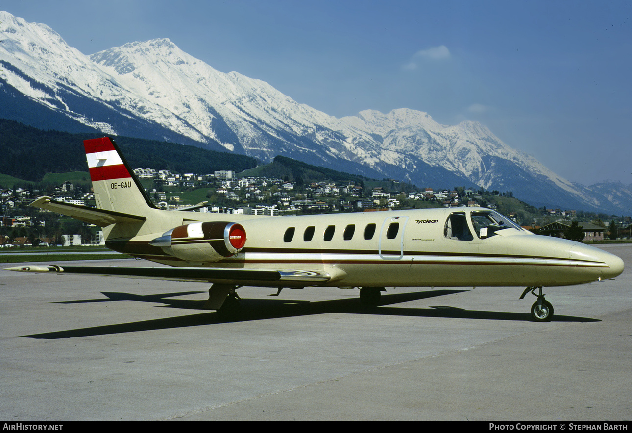 Aircraft Photo of OE-GAU | Cessna 550 Citation II | Tyrolean Airways | AirHistory.net #780956