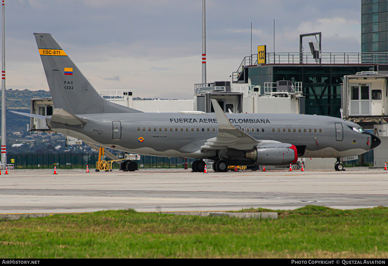 Aircraft Photo of FAC1222 | Boeing 737-732 | Colombia - Air Force | AirHistory.net #780959