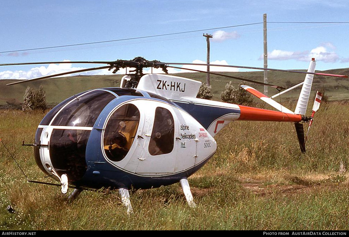 Aircraft Photo of ZK-HKJ | Hughes 500C (369HS) | Alpine Helicopters | AirHistory.net #780963