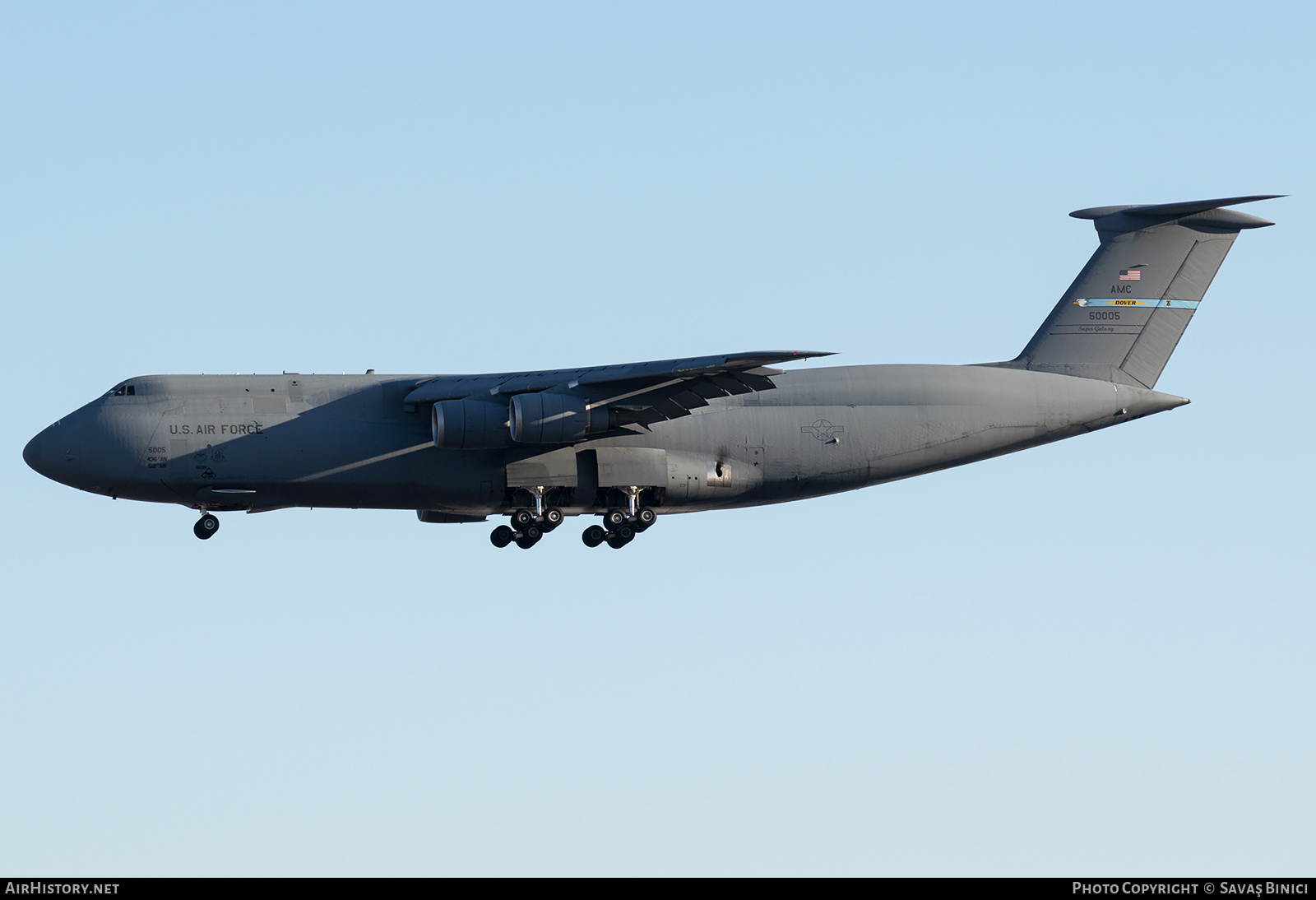 Aircraft Photo of 85-0005 / 50005 | Lockheed C-5M Super Galaxy (L-500) | USA - Air Force | AirHistory.net #780972