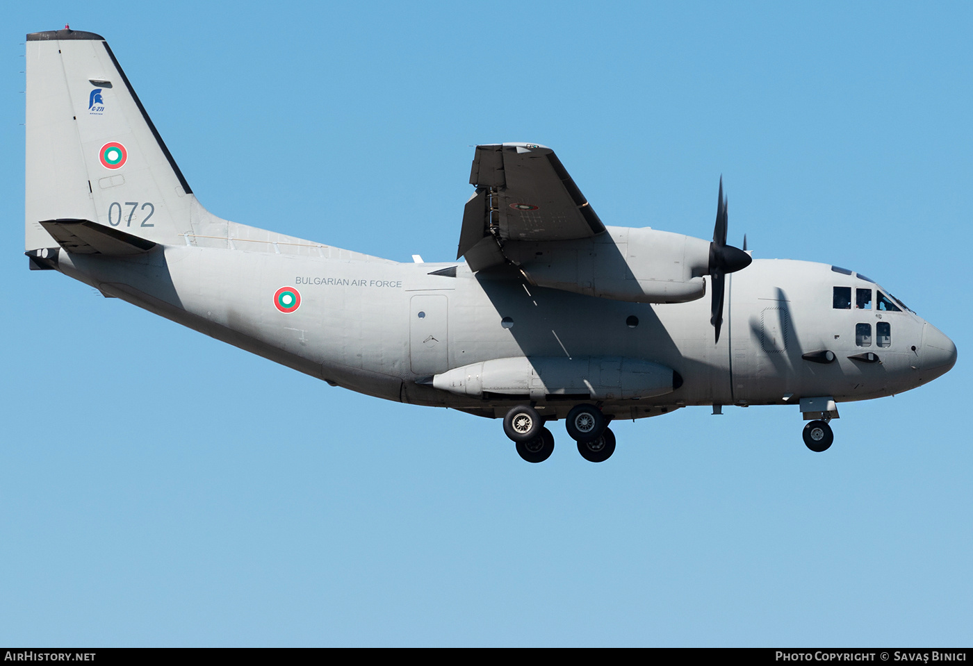 Aircraft Photo of 072 | Alenia C-27J Spartan | Bulgaria - Air Force | AirHistory.net #780976